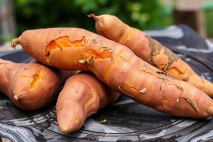 how far did sweet potatoes travel to texas