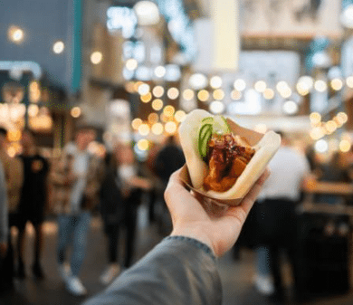 chinatown hawker leftovers consumption